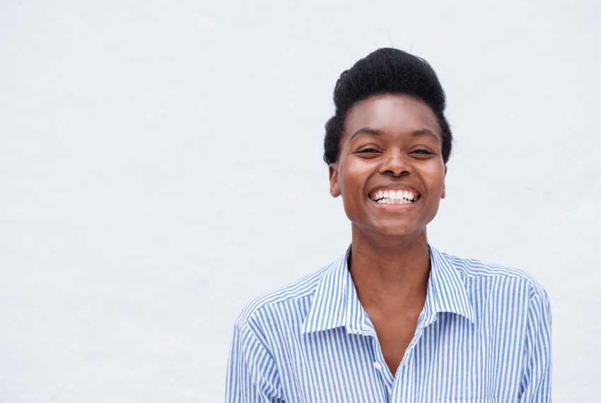 lady laughing