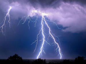Lightening storm