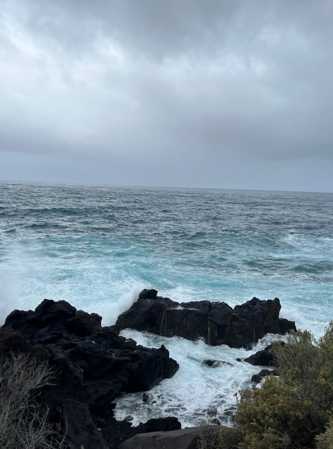 storms by the coast in Tenerife